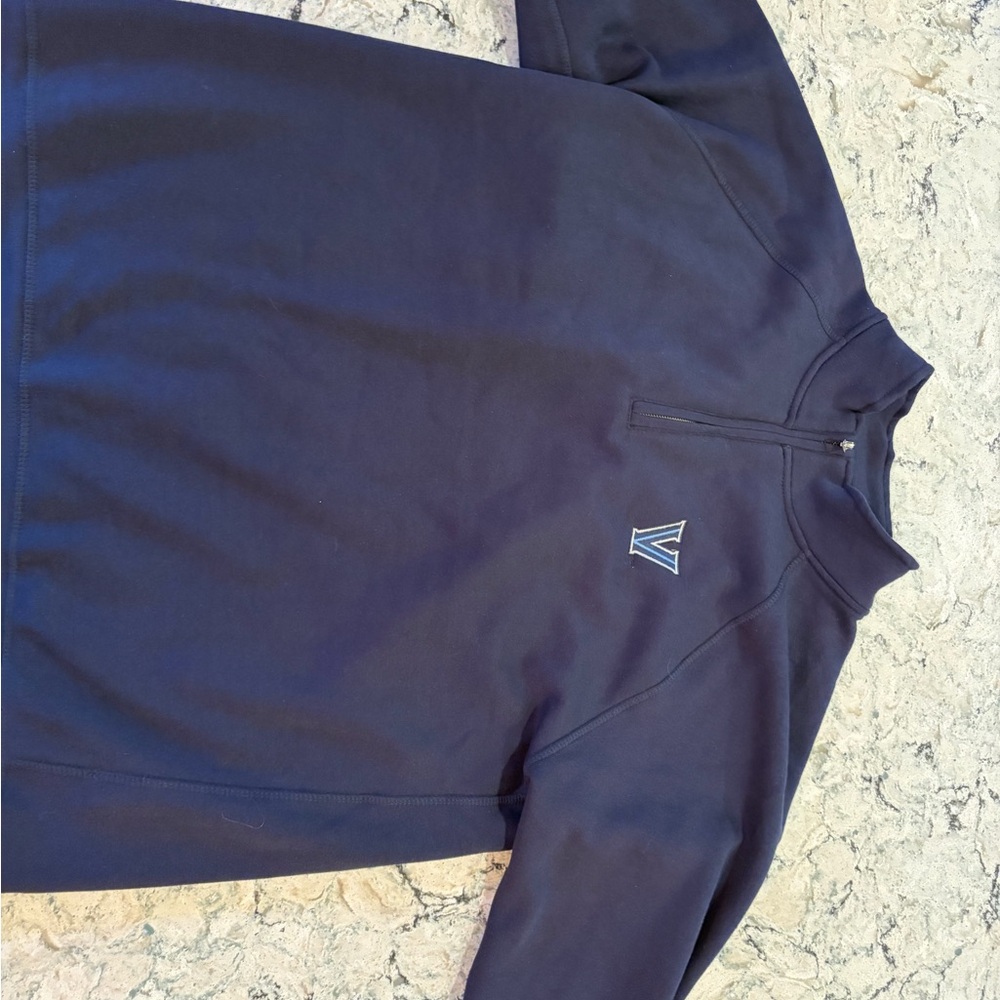 Villanova Navy Pullover with Red Logo